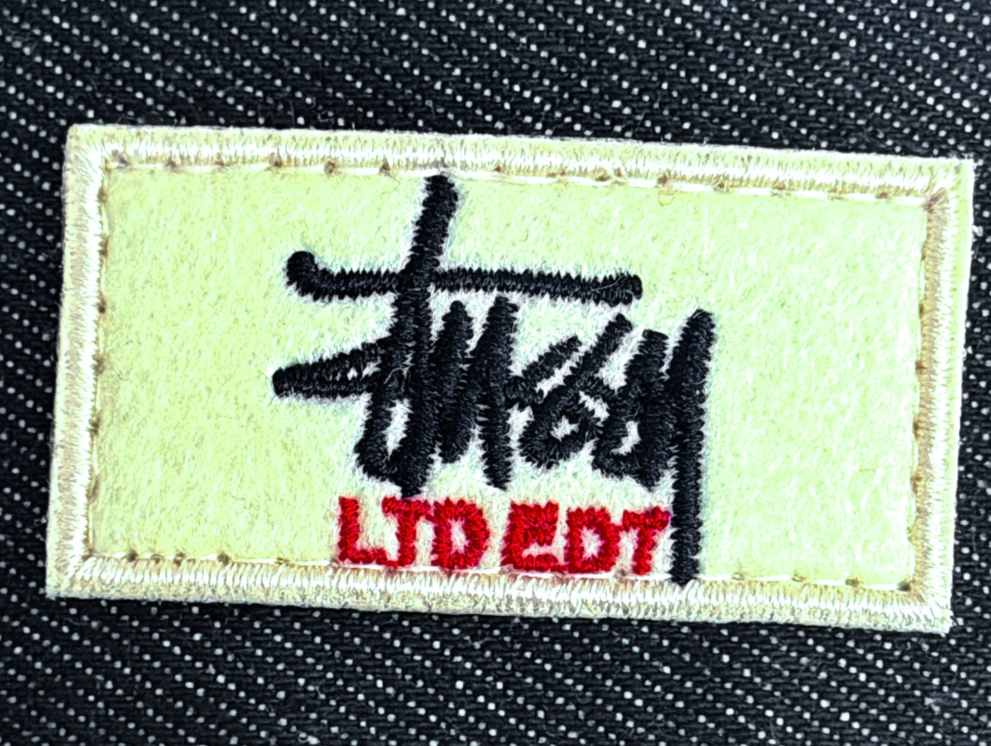 Stussy LTD EDT Made in USA Denim Five Panel Cap