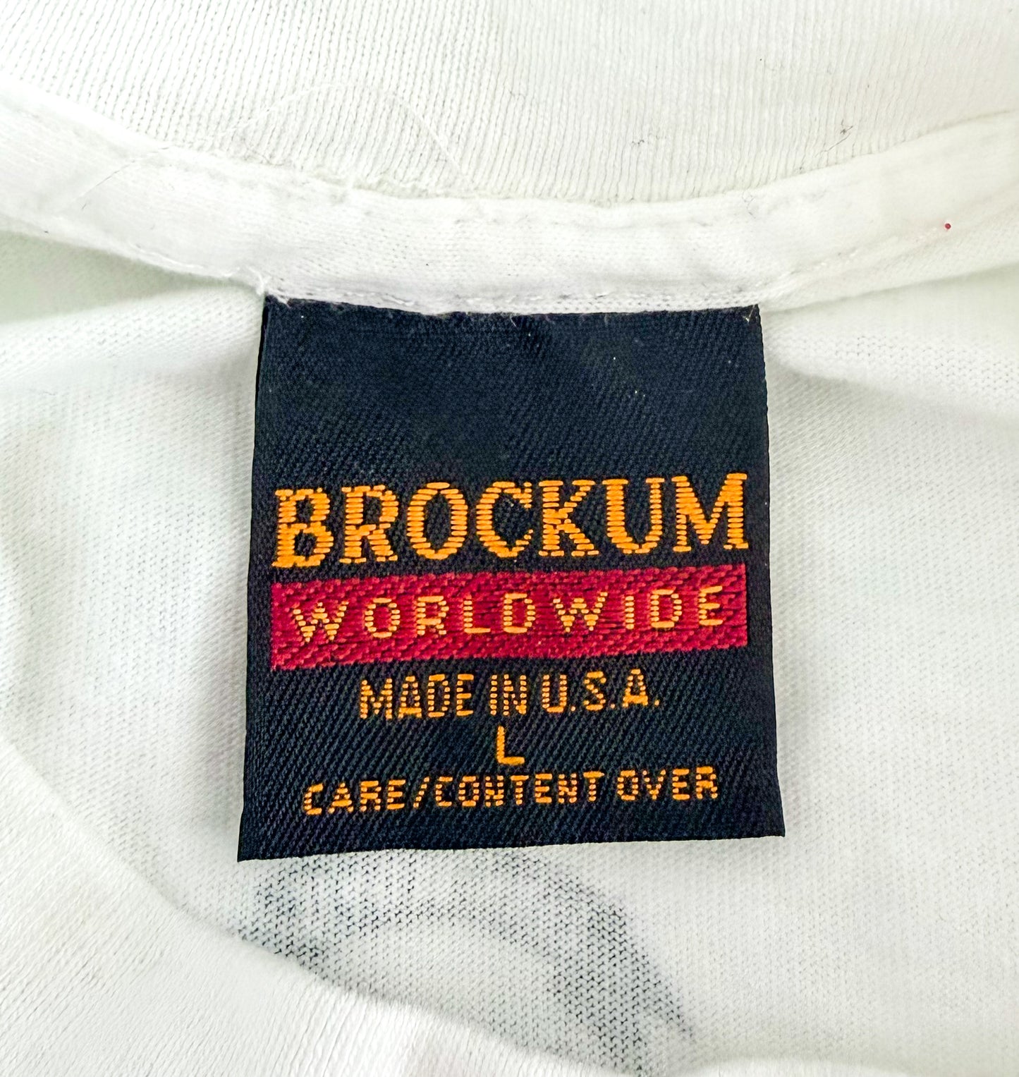 Vintage 1990s Pink Floyd Atom Heart Mother Brockum Label Single Stitch Made USA Band T-shirt XL Rare