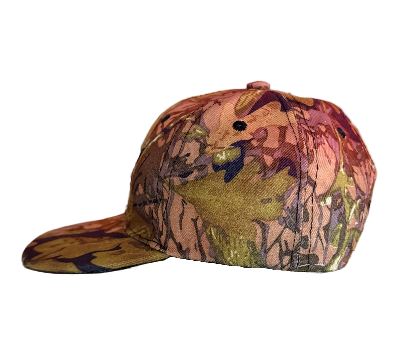 Vintage Embroidered Eagle Tree Camo Adjustable Cap
