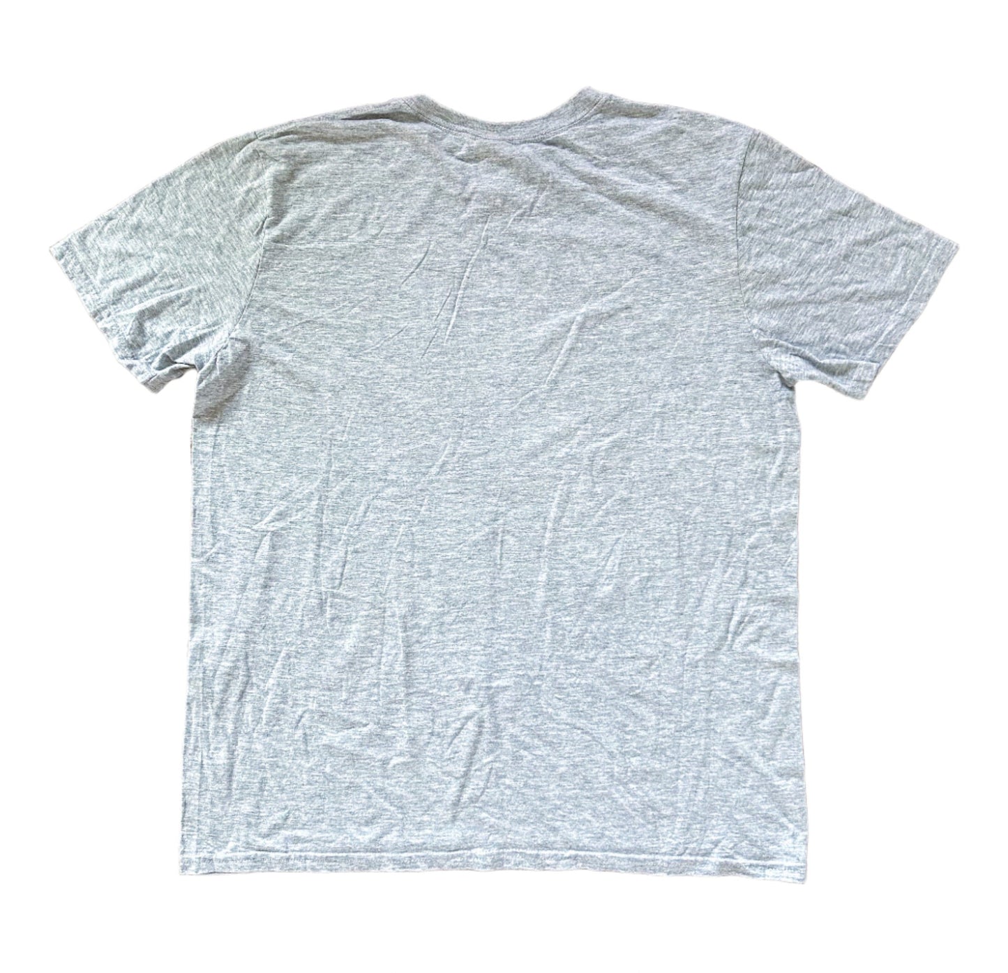 Grumpy Cat Print Grey Cotton Tee Large