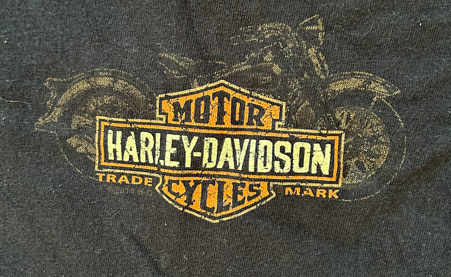Harley Davidson San Diego California Black Cotton T-shirt XXXL