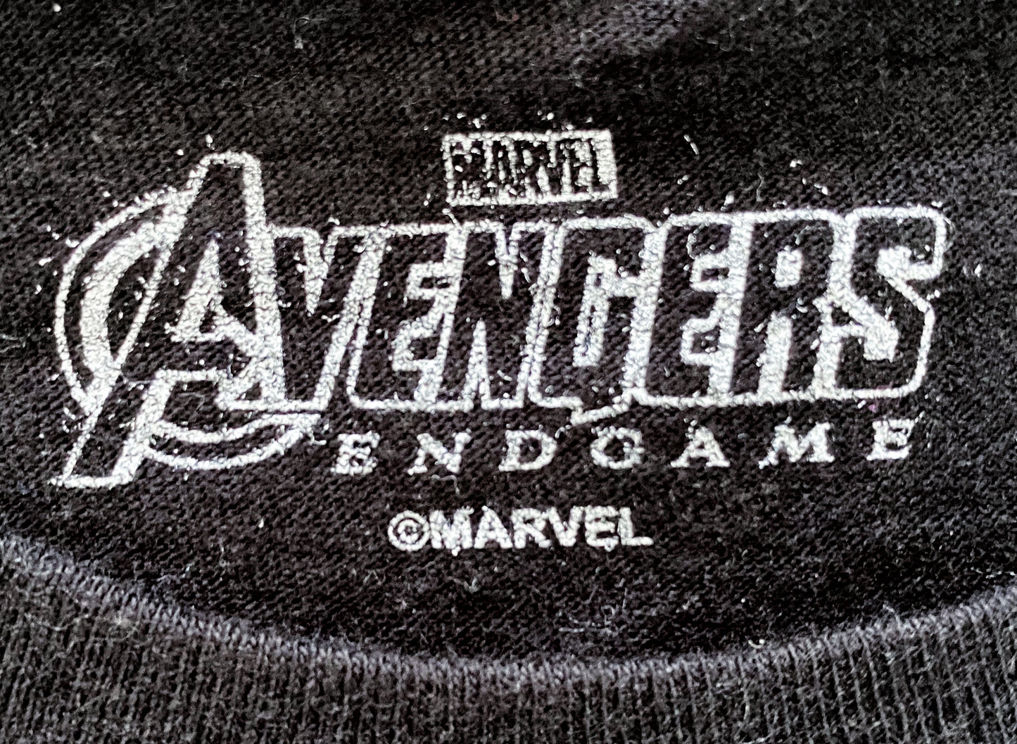 Marvel Avengers Endgame Iron Man Infinity Gauntlet Graphic T-Shirt – Black Movie Comic Tee Size M