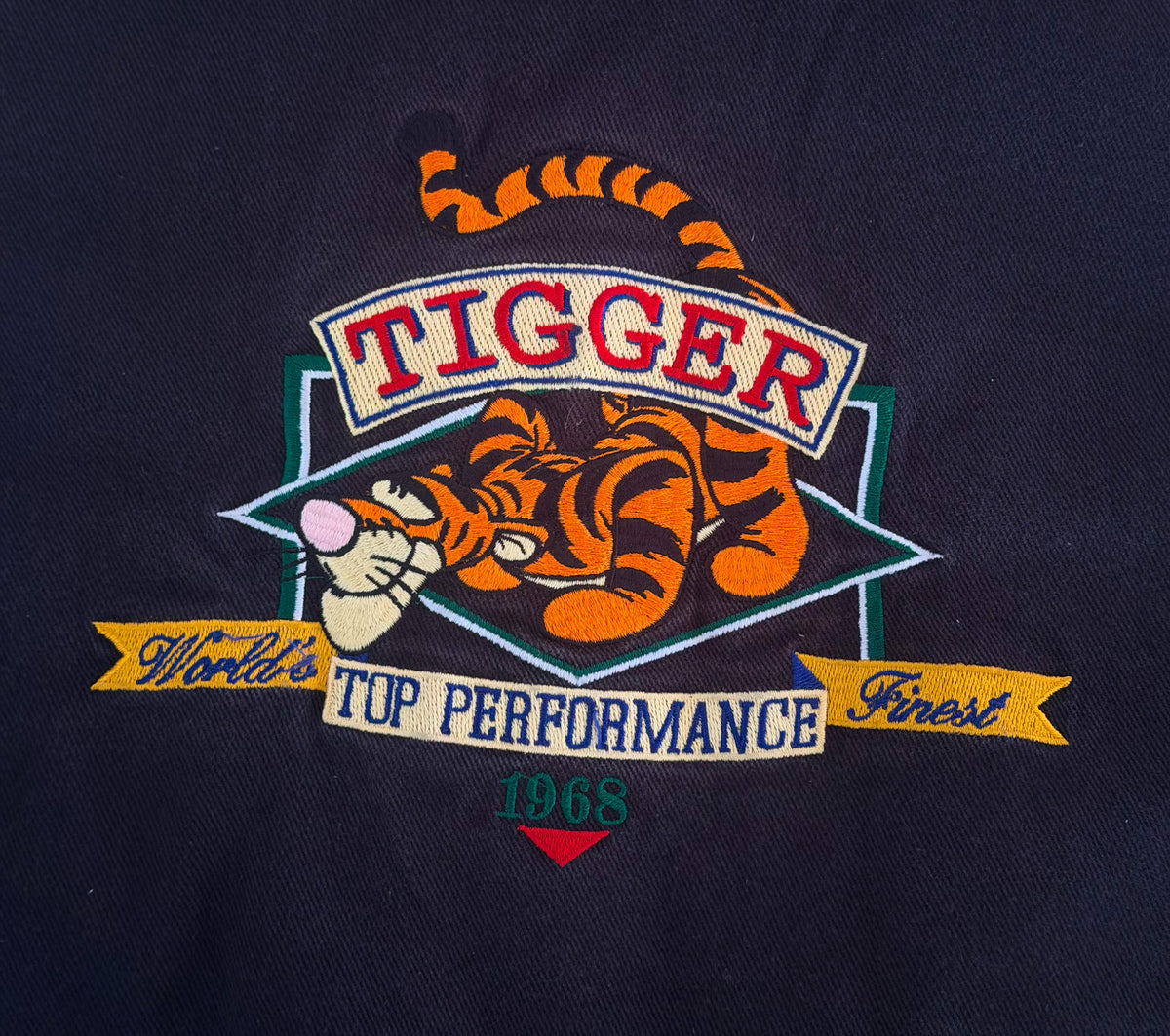 Kids Disney Tigger Embroidered Varsity Jacket approx. age 7–9