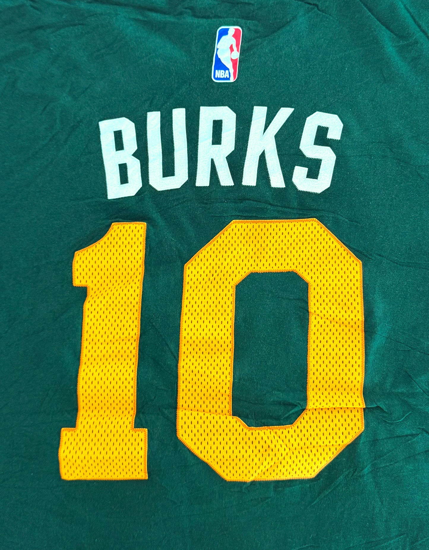 Utah Jazz Burks #10 Adidas T-Shirt XL