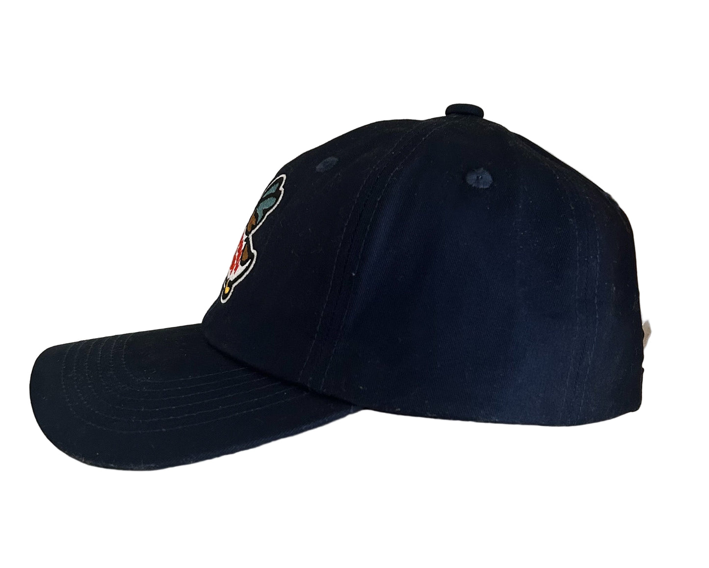 Human Made Duck Logo Cap Navy Blue – Embroidered Japanese Streetwear Dad Hat Adjustable Strapback