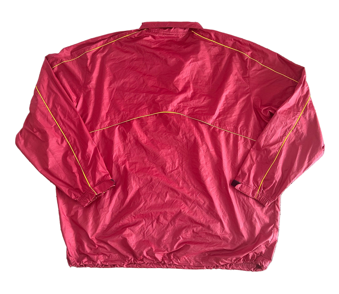 Vintage Nike USC Trojans Windbreaker Jacket – Red & Gold Pullover, NCAA College Football Streetwear, Size - XXL