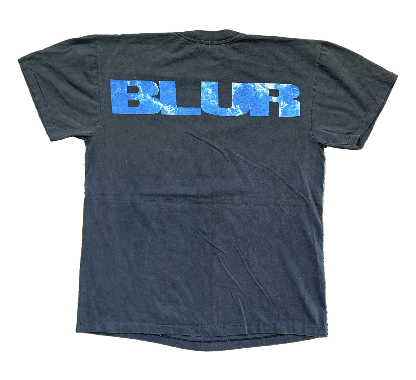 Blur “Stop The Band I Wanna Get Off!” Britpop, Single Stitch Tee – Double-Sided Print, Size-XL
