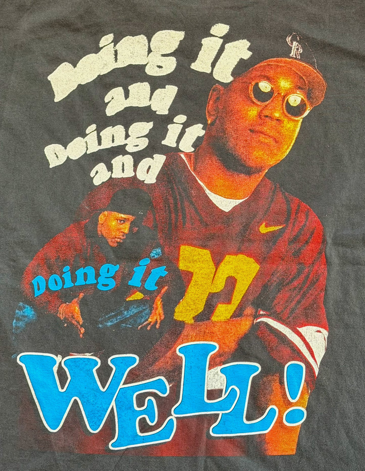 Vintage LL Cool J “Mr. Smith / Doing It Well” Double-Sided Rap Tee | Classic Hip-Hop T-Shirt,Size-XL