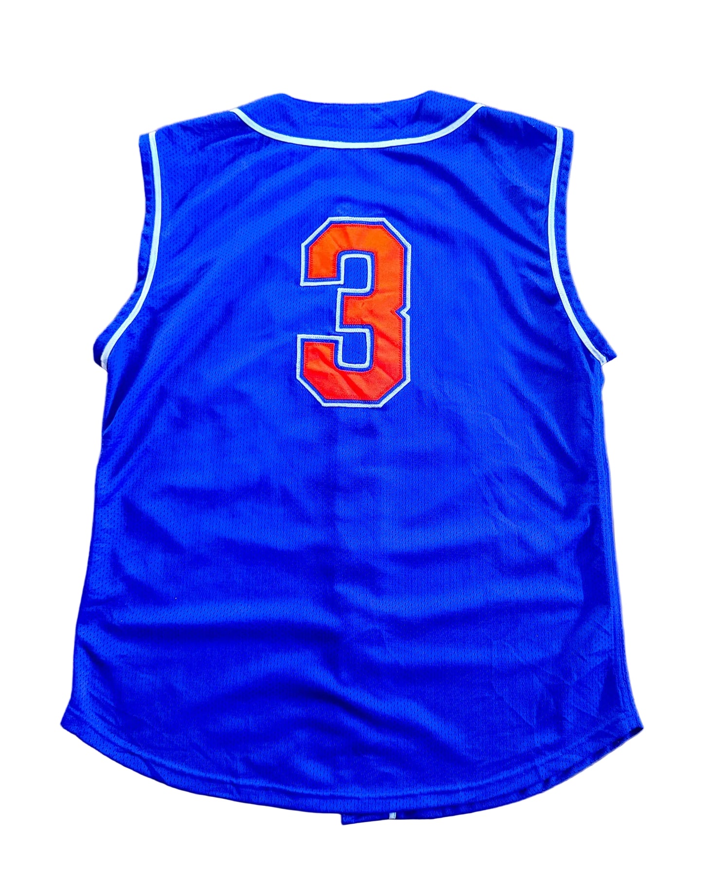 Vintage Vikings Sleeveless Baseball Jersey, Medium