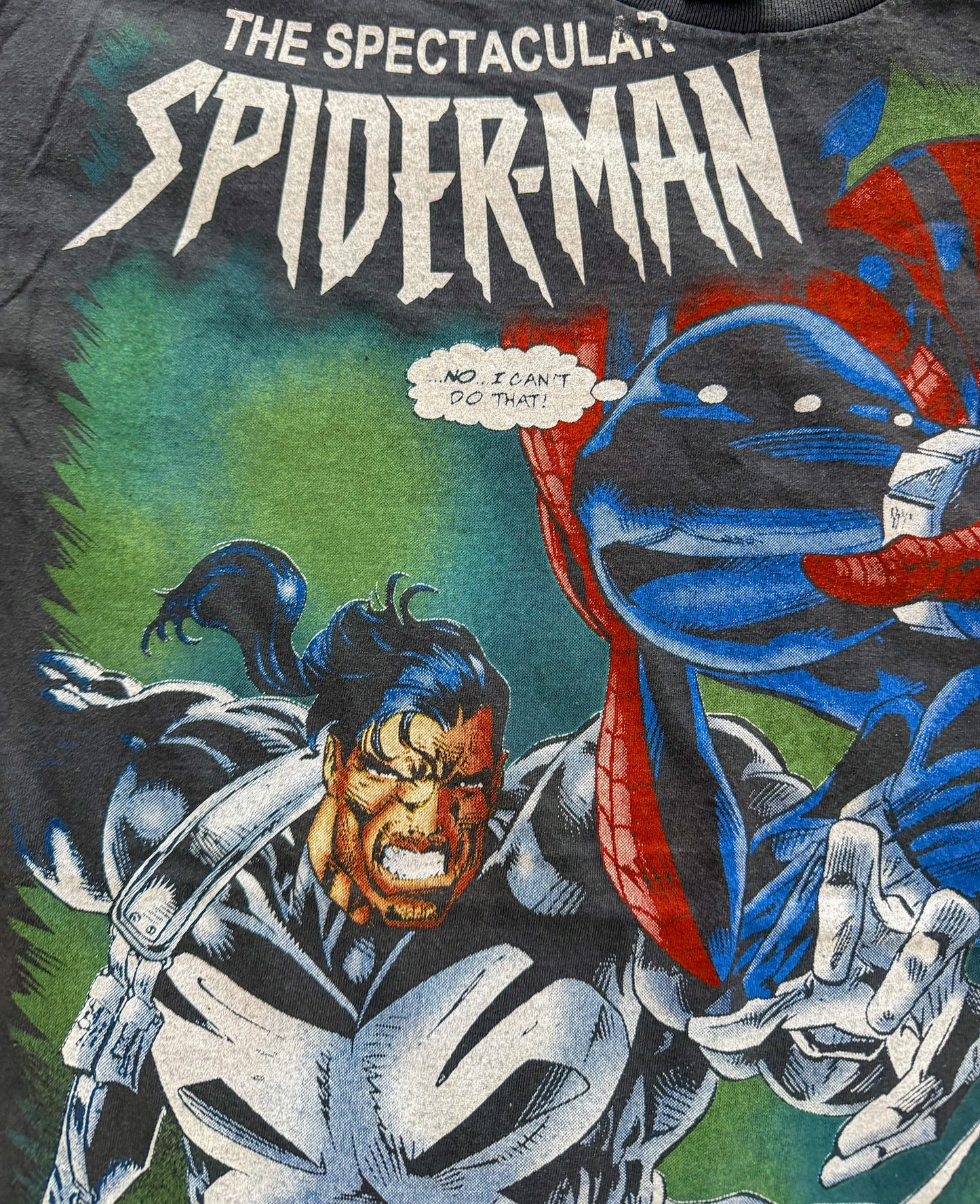 Vintage 90s Spiderman Marvel Comic Single Stitch Double Sided Print T-shirt, Size XL