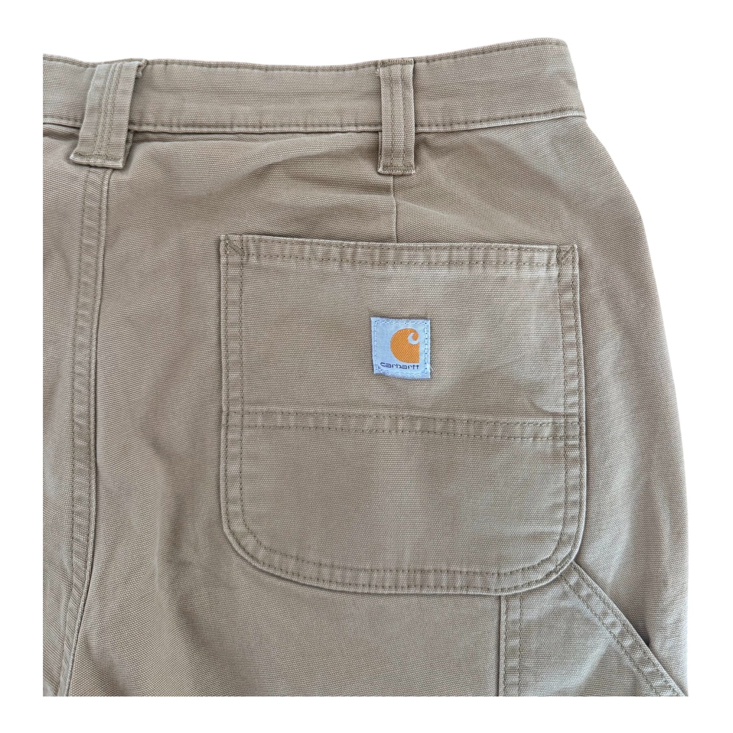 Vintage Carhartt Original Fit Beige Workwear Pants, 32W