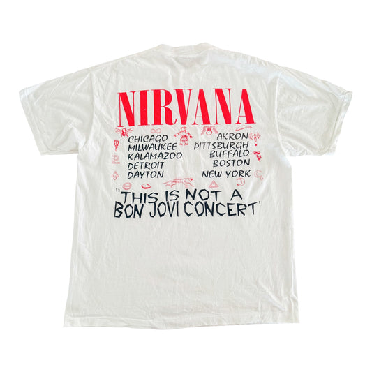 Nirvana In Utero Tour 93-94 Band T-Shirt size XL