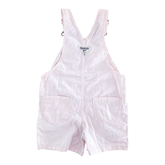 Kids OshKosh B'gosh Baby Pink Short Overalls, 3 Years