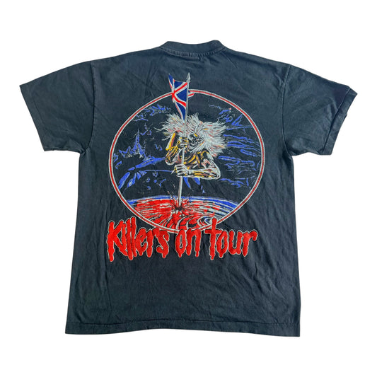 Iron Maiden Killers on Tour Graphic Band T-Shirt, Large