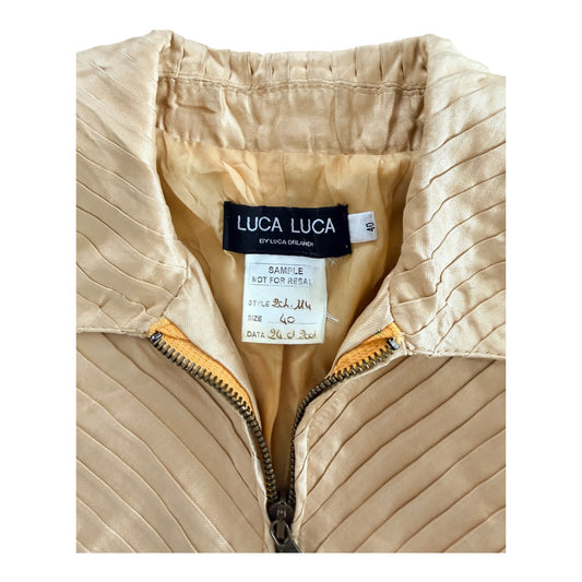 Vintage 2001 Luca Luca Silk Designer Sample Jacket size 40