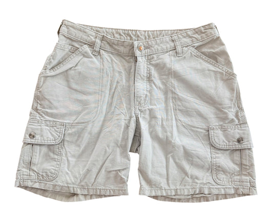 Carhartt Beige Canvas Cargo Utility Shorts, 31 W