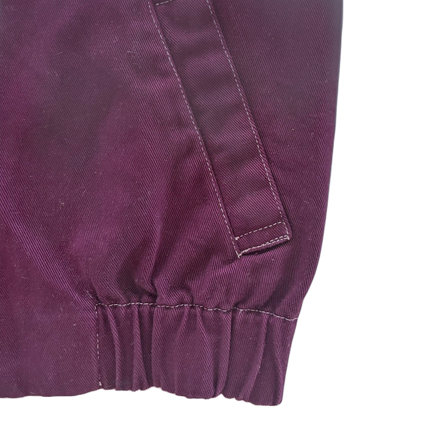 Vintage Polo Ralph Lauren Kids Harrington Jacket – Burgundy Red Zip-Up Bomber, 90s Preppy Streetwear, Size - 7-8 Years