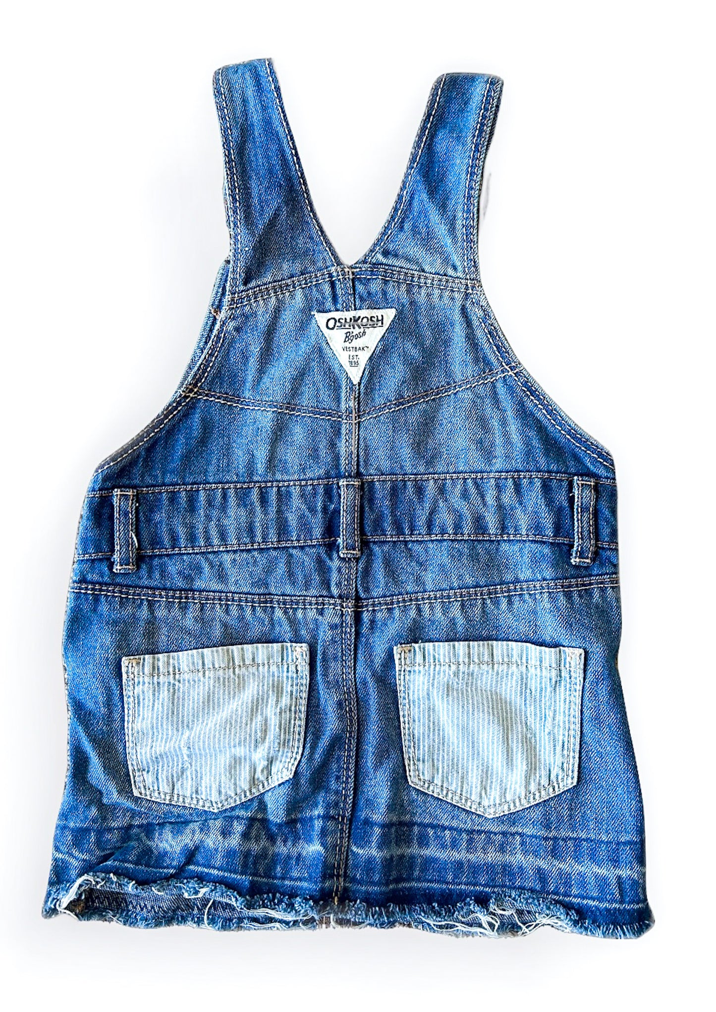 OshKosh B'Gosh Kids Denim Overalls Dress 18 Months