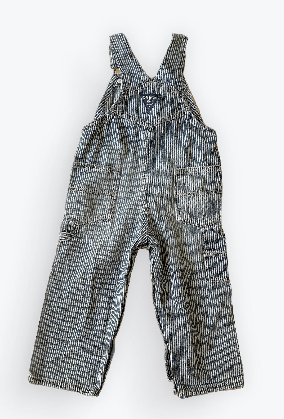 OshKosh B'Gosh Kids Hickory Stripe Overalls 24 Months