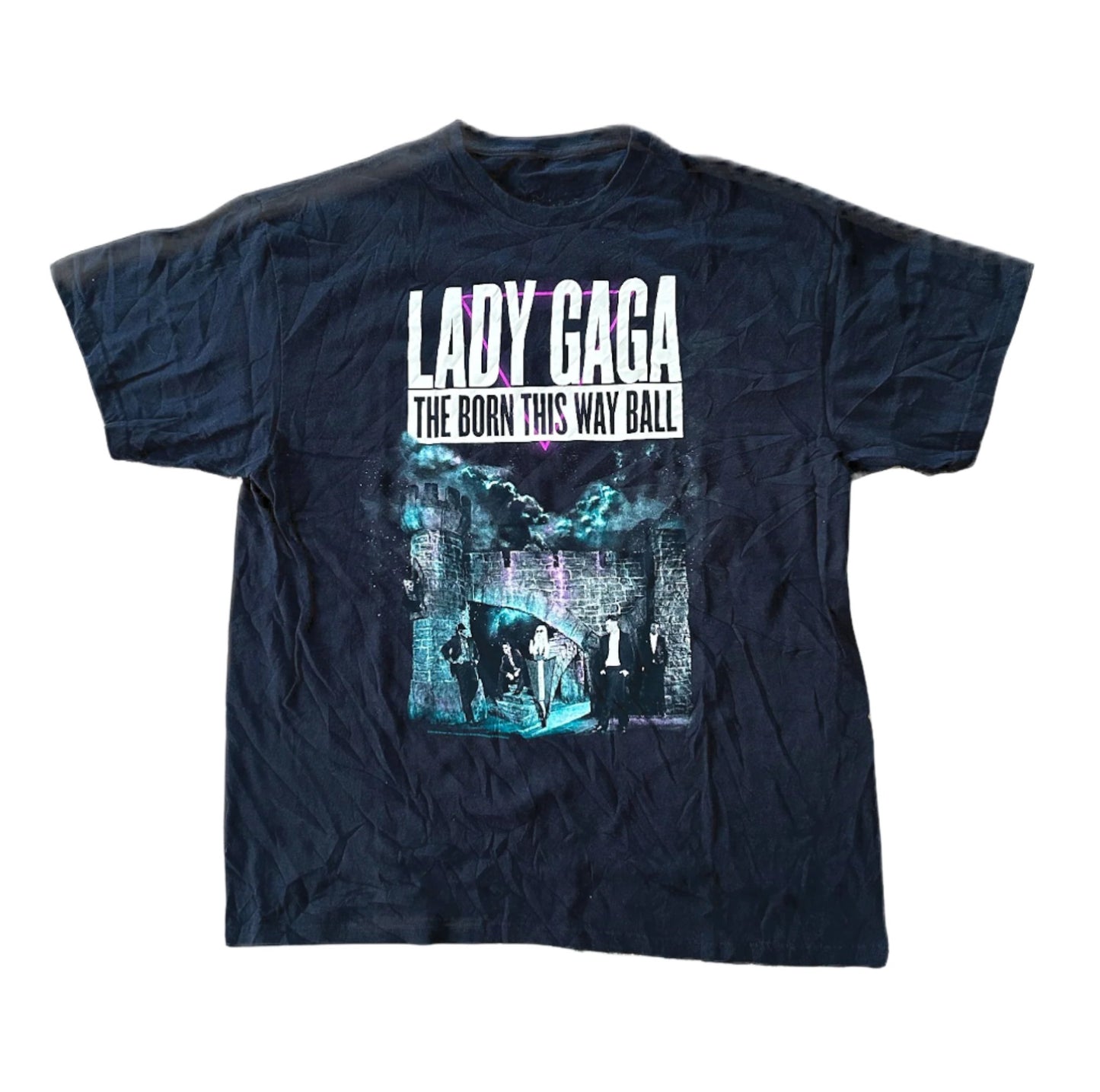 Lady Gaga The Born This Way Ball North American Tour Tee XL