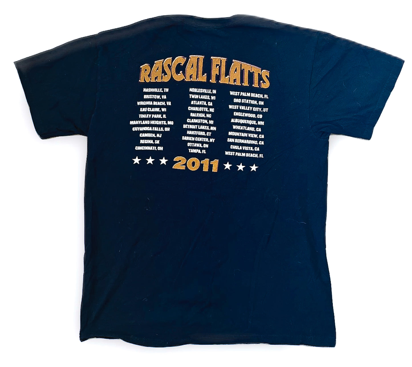 Rascal Flatts Country Music Band Artist Tour Tee - Medium