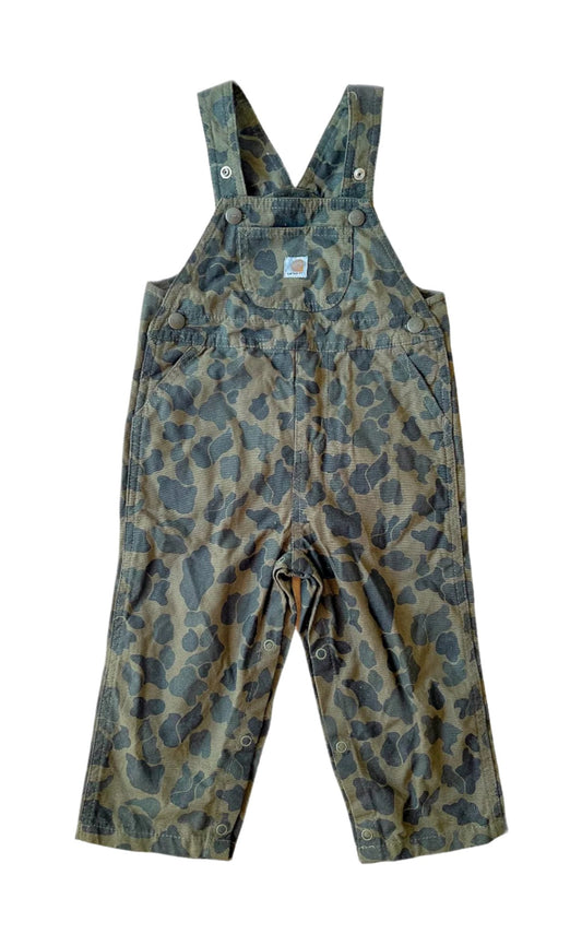 Carhartt Kids Cotton Camo Overalls 24 Months