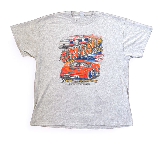 Vintage Race Car Apple Cup 2019 Yakima Speedway Tee 2XL