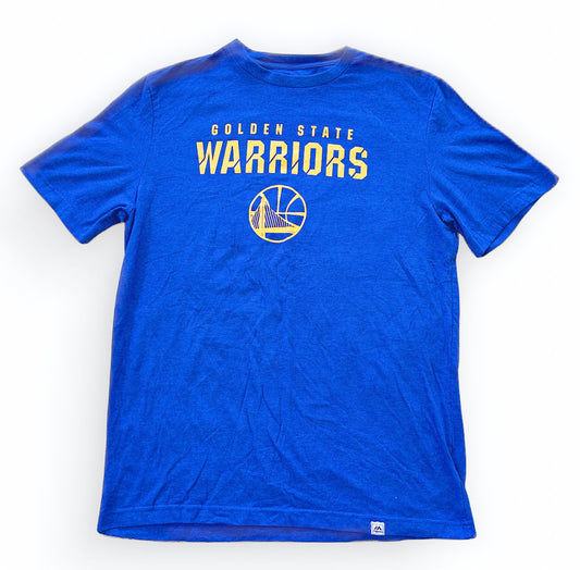 Golden State Warriors NBA Majestic Label Tee Large