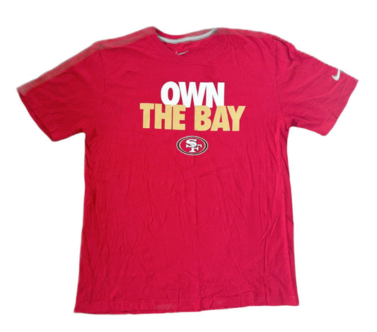 Nike San Francisco 49ners Own The Bay NFL Tee Large