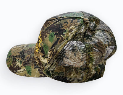 Vintage Embroidered Tree Camo Cap