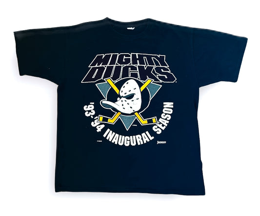 Vintage 1993 Mighty Ducks Single Stitch Tee XL - Rare!