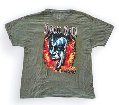 Kiss Born Hell Band Artist Tee XL