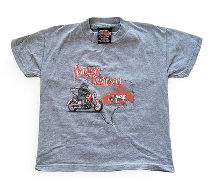 Vintage 1999 Harley Davidson Kids Tee 6-8 Years - Rare