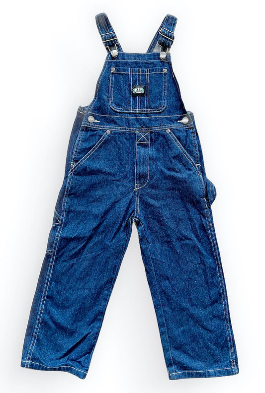 Key Imperial Kids Raw Denim Overalls 4 Years