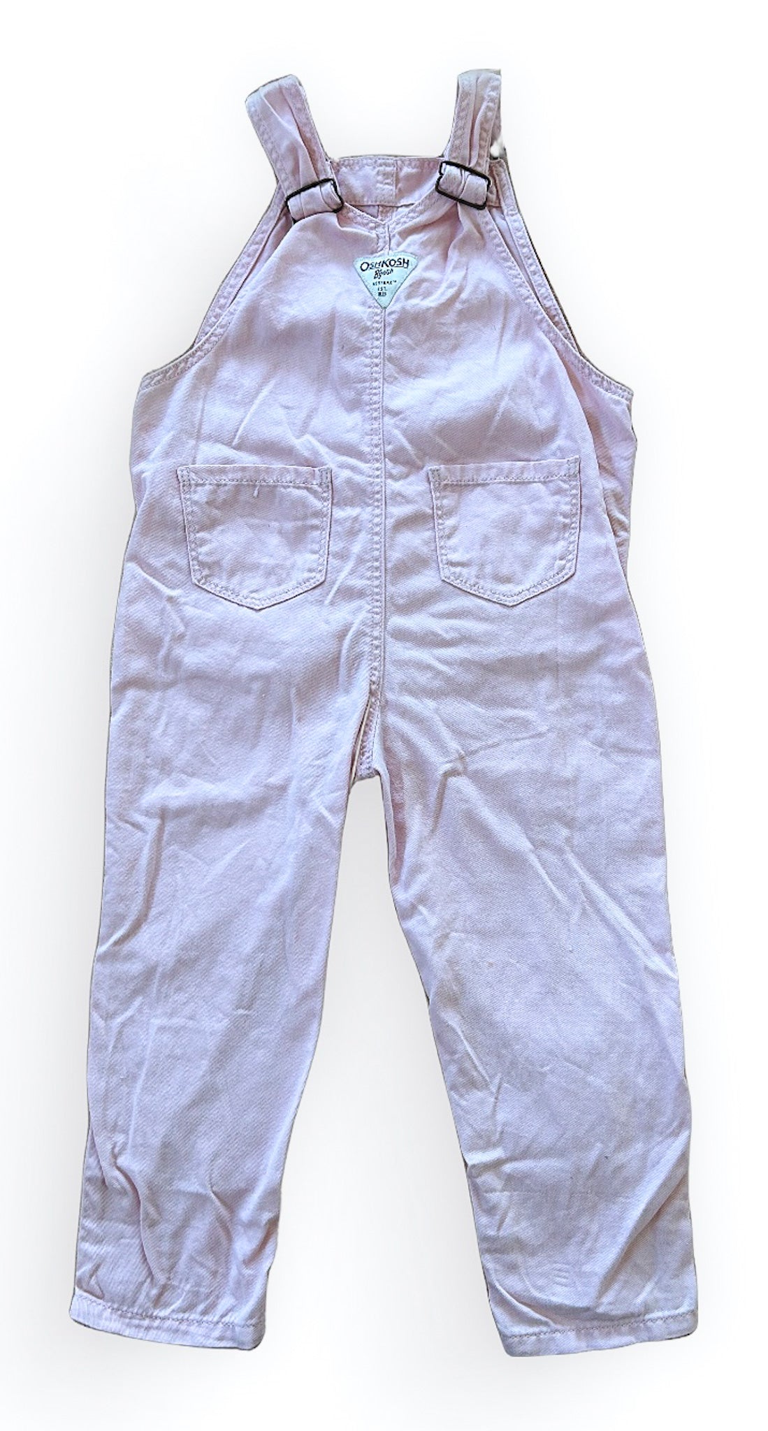 OshKosh B'Gosh Kids Pink Denim Overalls 4 Years