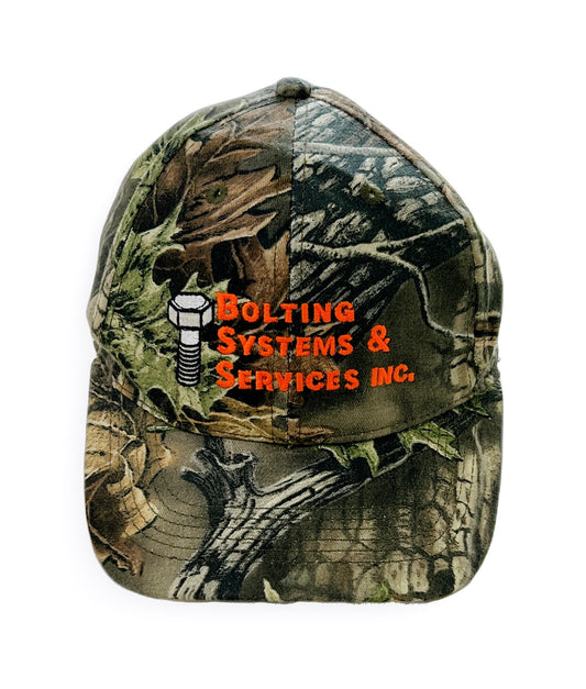 Vintage Embroidered Tree Camo Cap