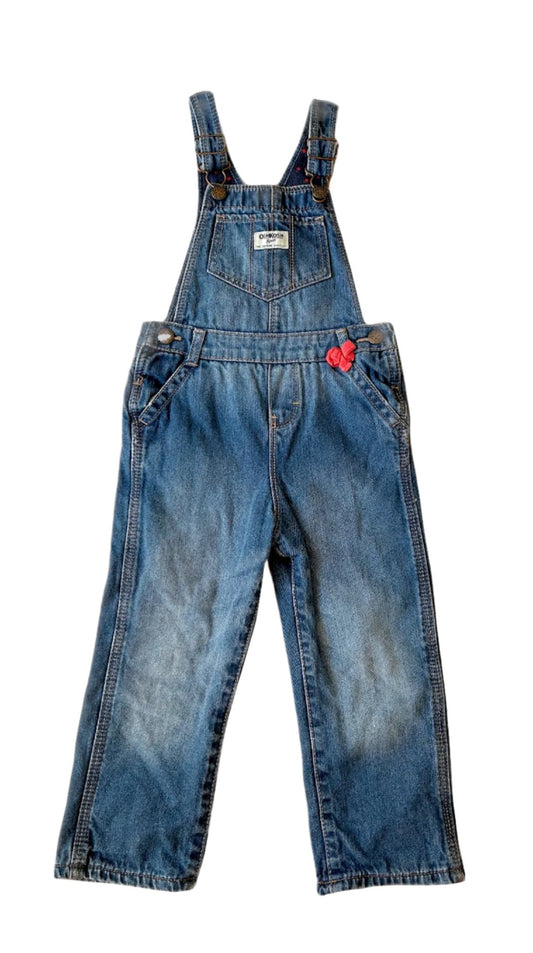 OshKosh B'Gosh Kid Denim Overalls 4 Years