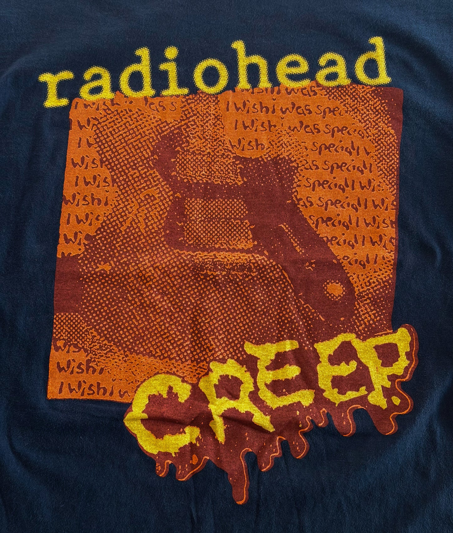 Radiohead Creep Brockum Long Sleeve Band T-Shirt, Large