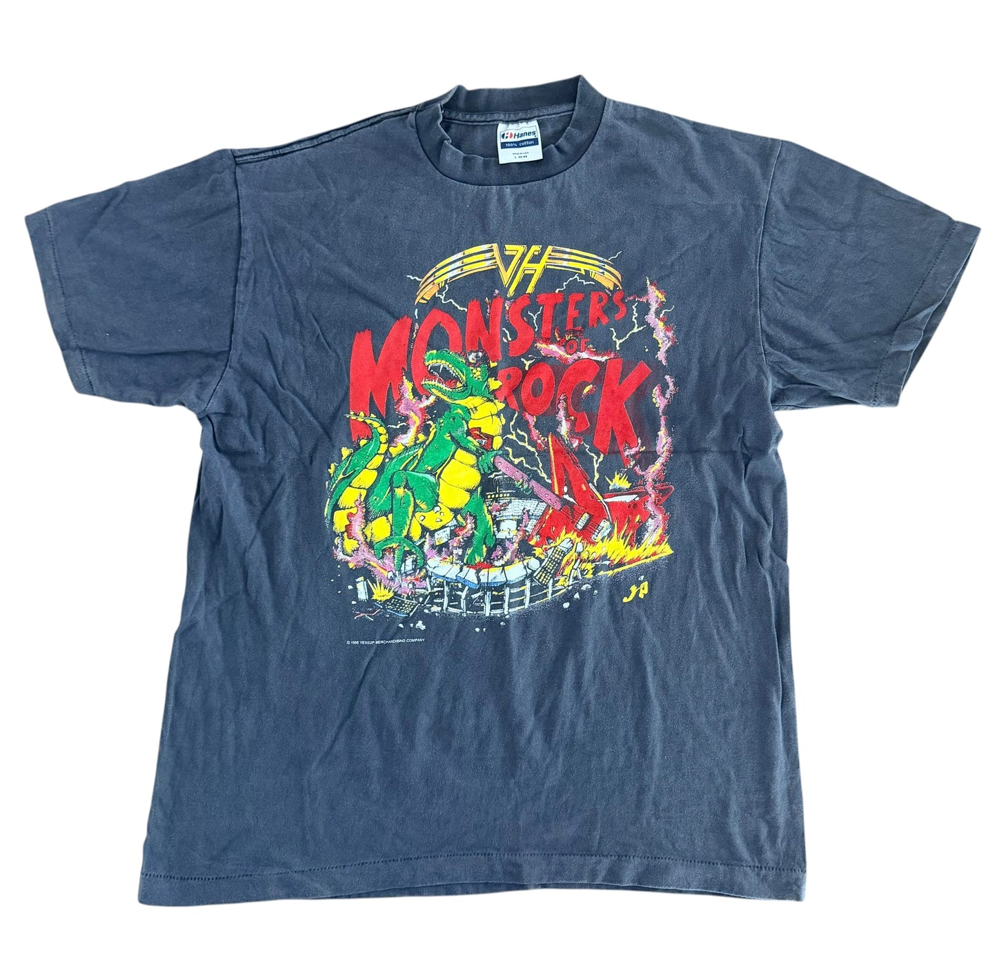Van Halen Monsters of Rock Single Stitch Band T-Shirt, Large