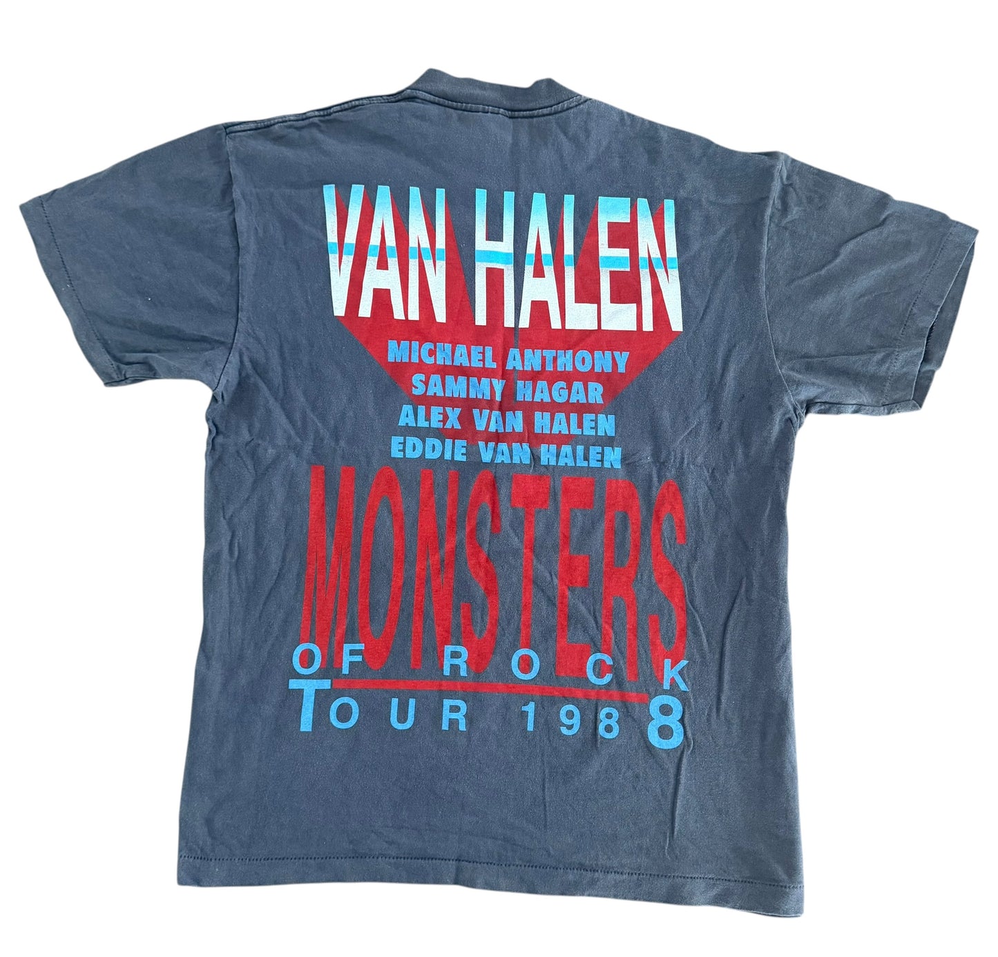 Van Halen Monsters of Rock Single Stitch Band T-Shirt, Large