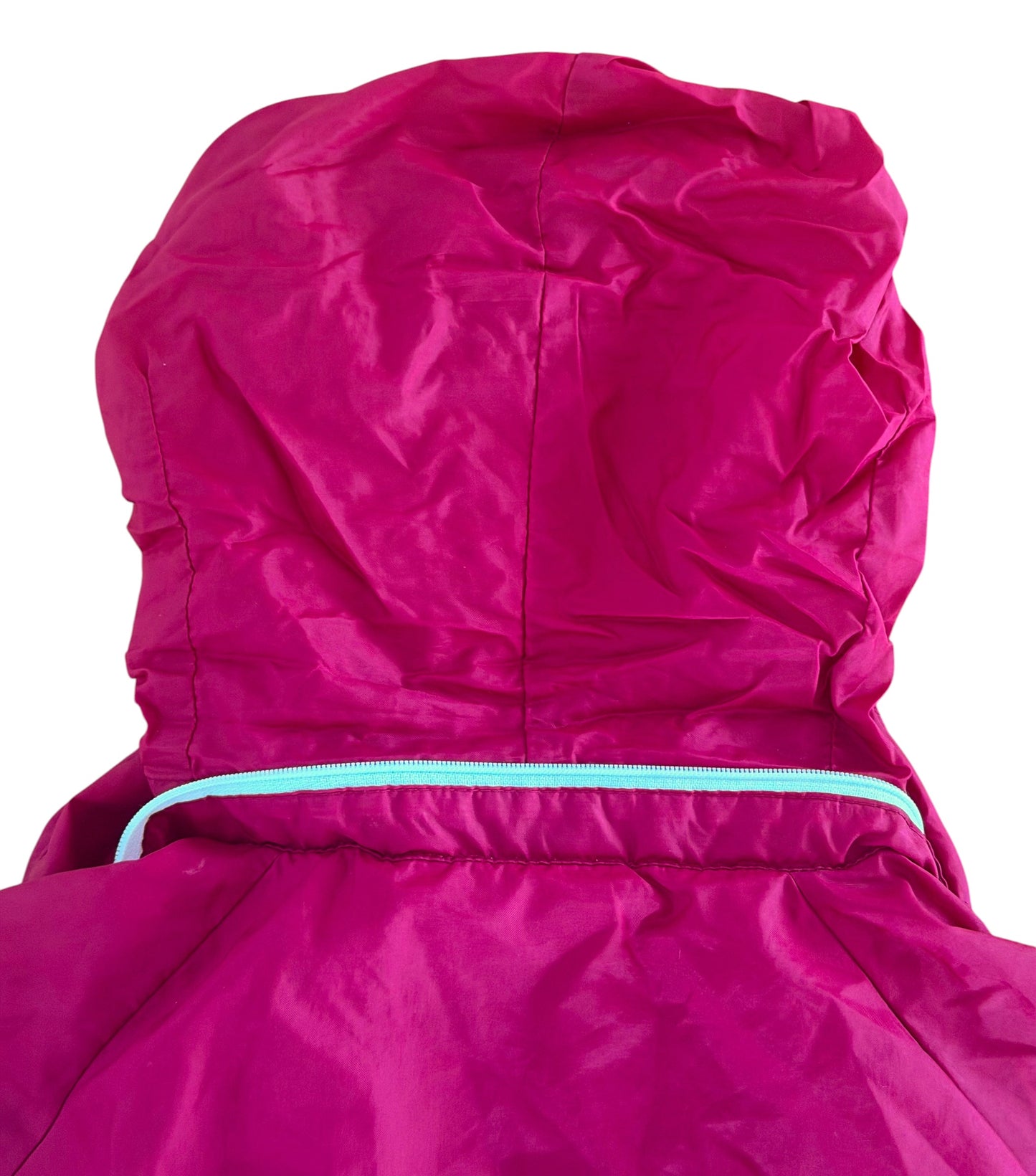 1980s ASICS Tiger Burgundy Quarter Zip Windbreaker Jacket, Medium