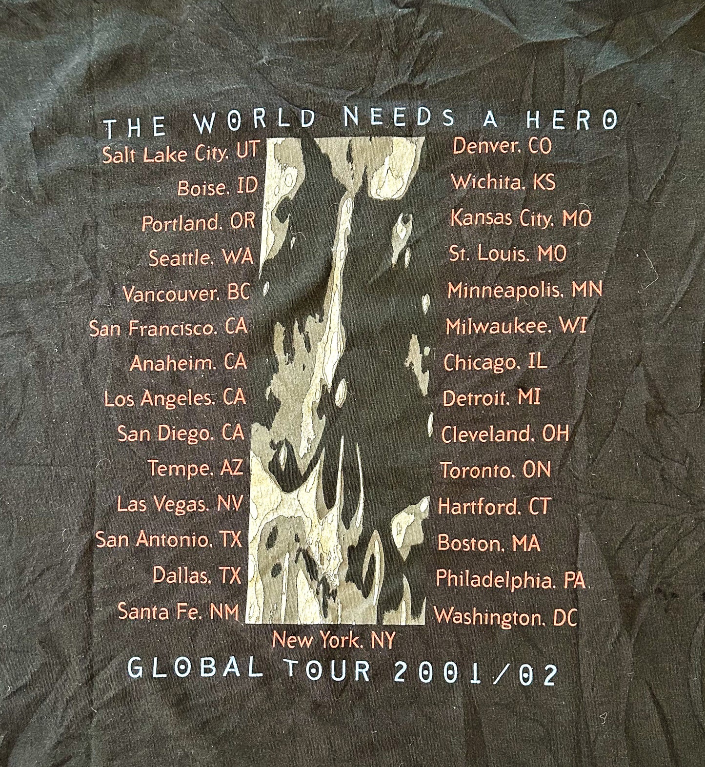 Vintage Megadeath The World Needs A Hero 2001-2002 Tour Tee XL Rare