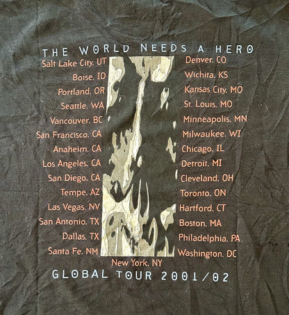 Vintage Megadeath The World Needs A Hero 2001-2002 Tour Tee XL Rare