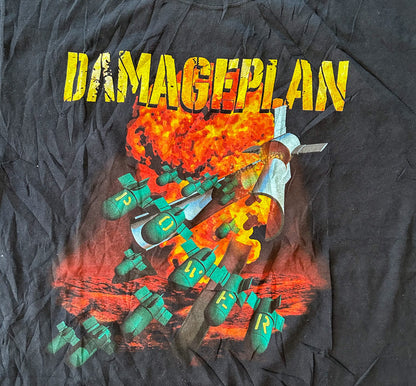 Vintage DamagePlan New Found Power 2004 North American Tour Tee XL