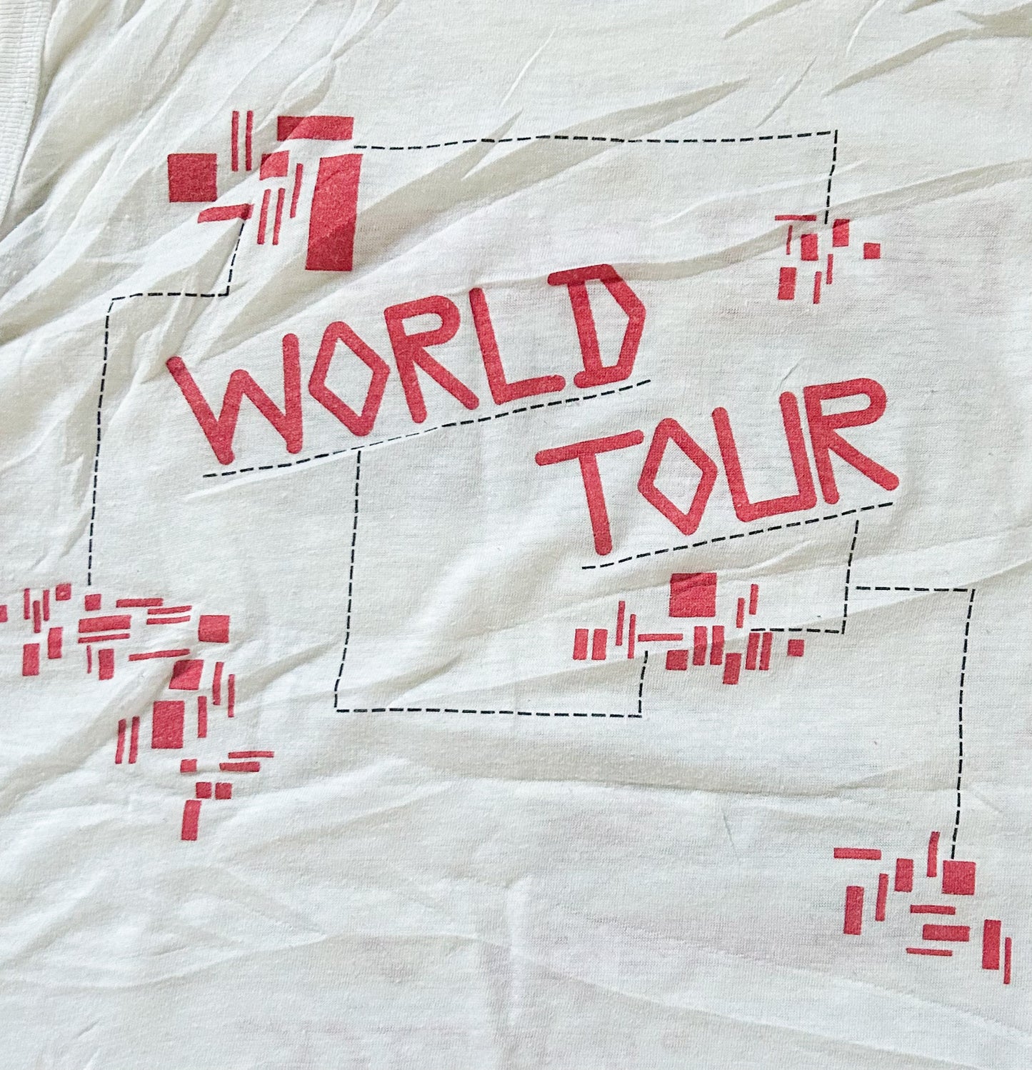 Vintage 1983 Dazz Band Joystick World Tour Single Stitch Tour Tee Extra Small