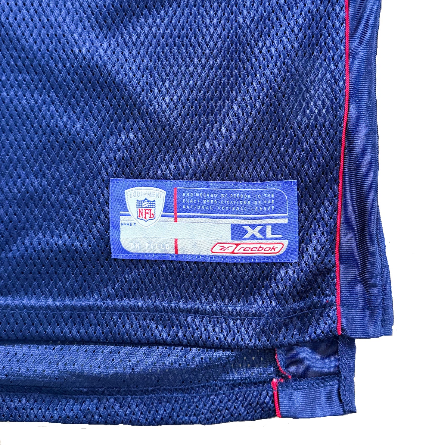 Vintage 2000s New England Patriots #12 Tom Brady NFL Reebok Equipment On-Field Jersey – Size XL