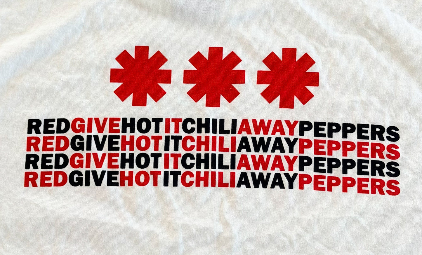 Red Hot Chili Peppers Giant USA Graphic Band T-Shirt, XL