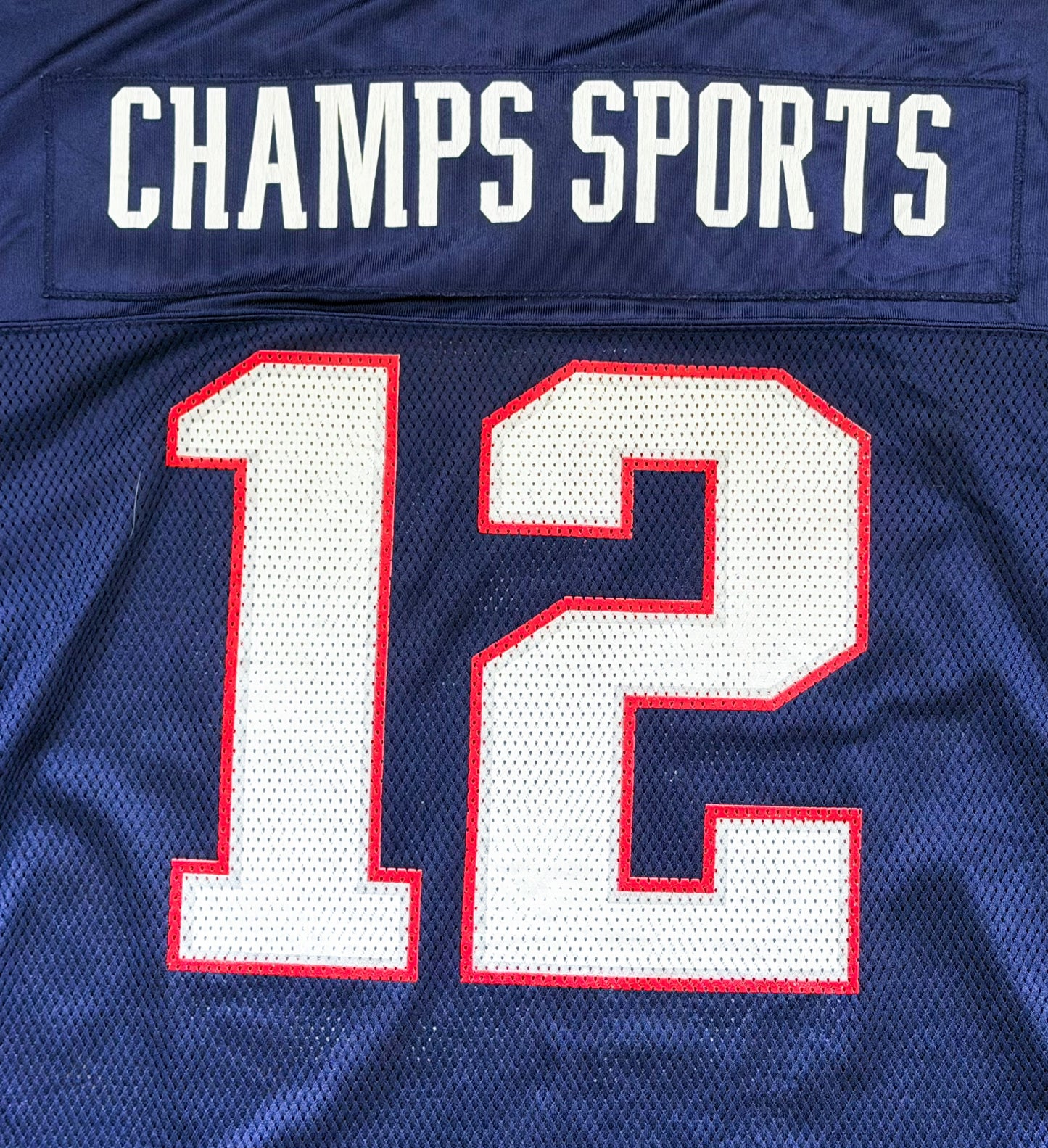 Vintage 2000s New England Patriots #12 Tom Brady NFL Reebok Equipment On-Field Jersey – Size XL