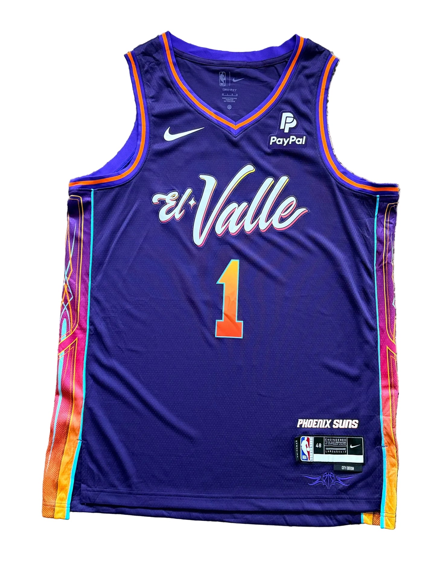 Vintage Nike NBA Phoenix Suns Devin Booker “El Valle” City Edition Jersey – Size Large