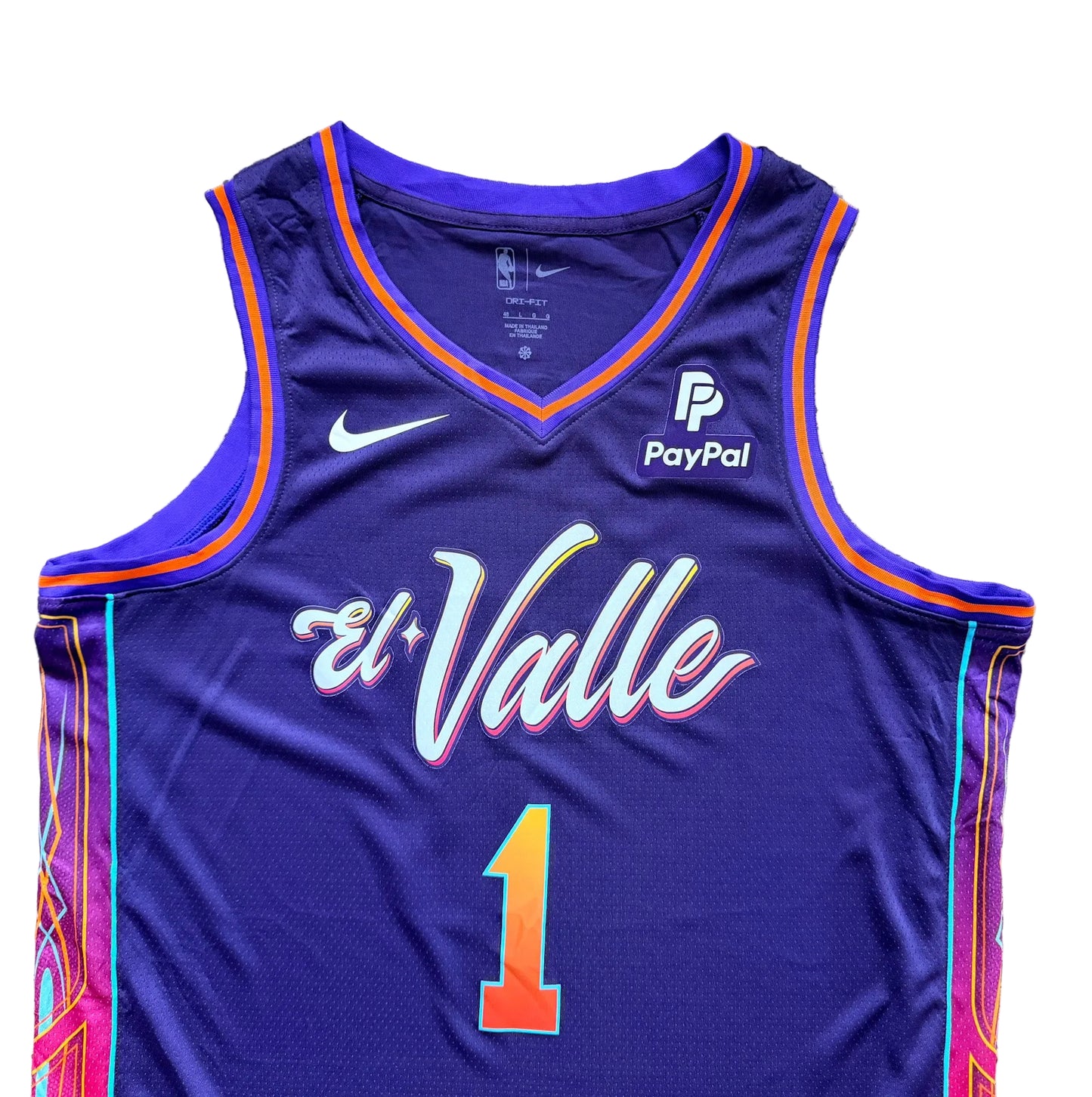 Vintage Nike NBA Phoenix Suns Devin Booker “El Valle” City Edition Jersey – Size Large